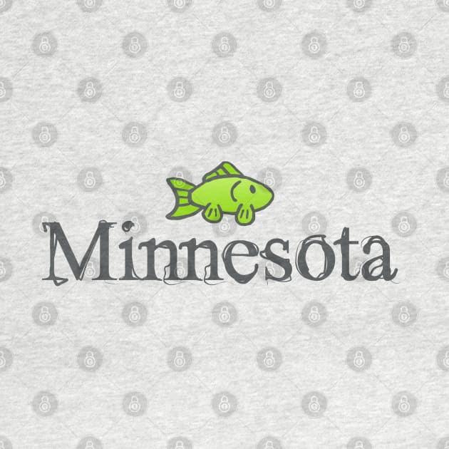 Minnesota Fishing by Dale Preston Design